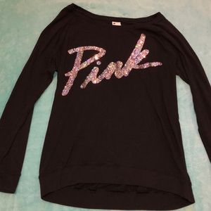 Victoria’s Secret Pink Long Sleeved Sequin Shirt